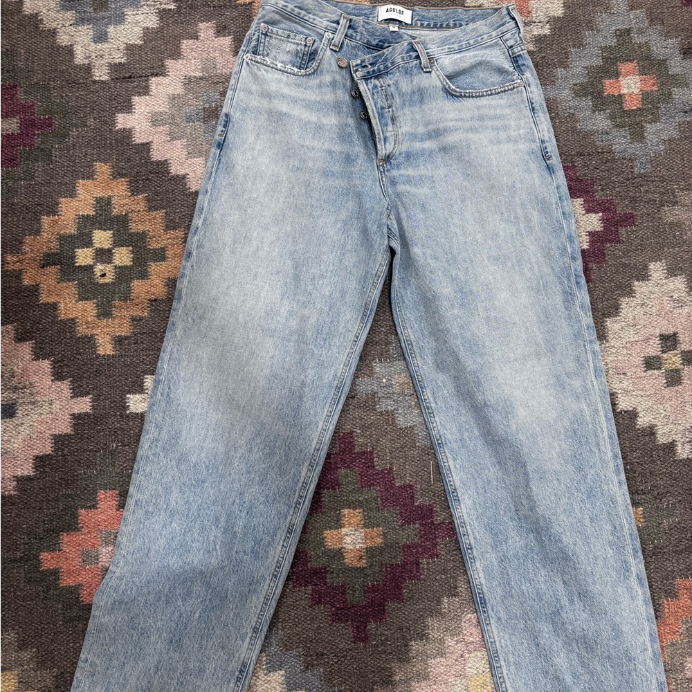 Agolde Classic Blue Denim Jeans